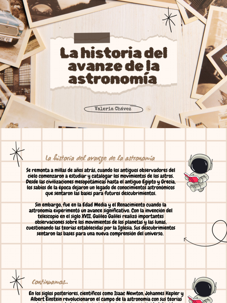 Historia Del Avance de La Astronomía - 20240726 - 105418 - 0000 | PDF
