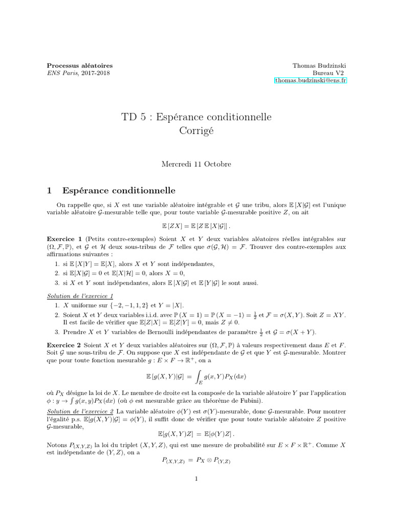td5 Processus Corrige | PDF