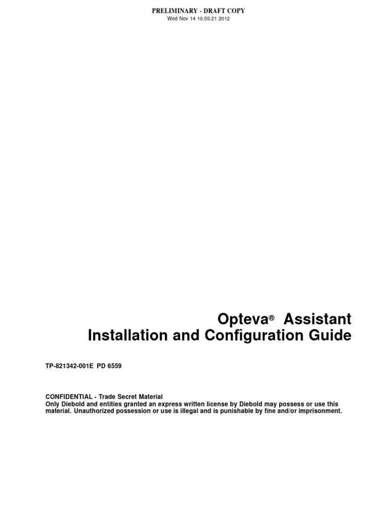 Opteva Assistant Installation and Configuration Guide | PDF