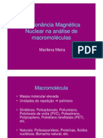 Ressonância Magnética Nuclear Na Análise de Macromoléculas