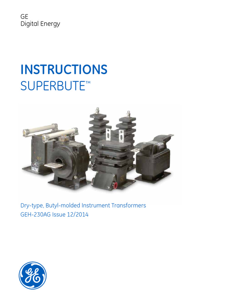 CS11559 03 Instruction GEH 230AG | PDF