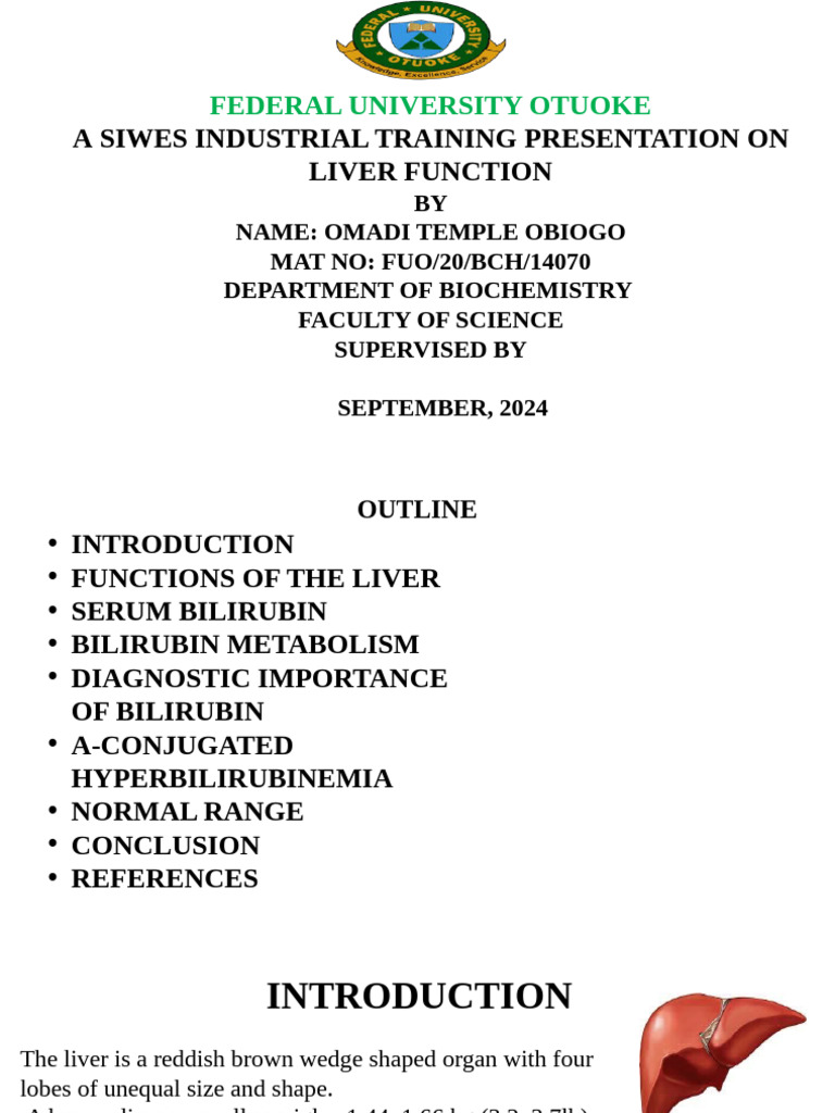Liver Function | PDF | Medical Specialties | Wellness