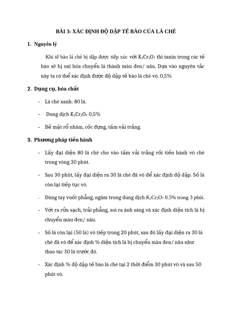 BÀI 3 Che | PDF