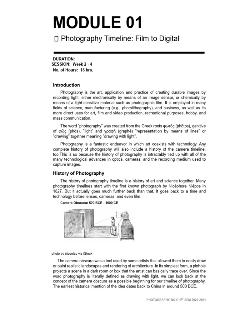 PHO 1 Module 1 SY 2024 2025 | PDF
