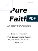 Pure Faith: An Essay On Chanukah