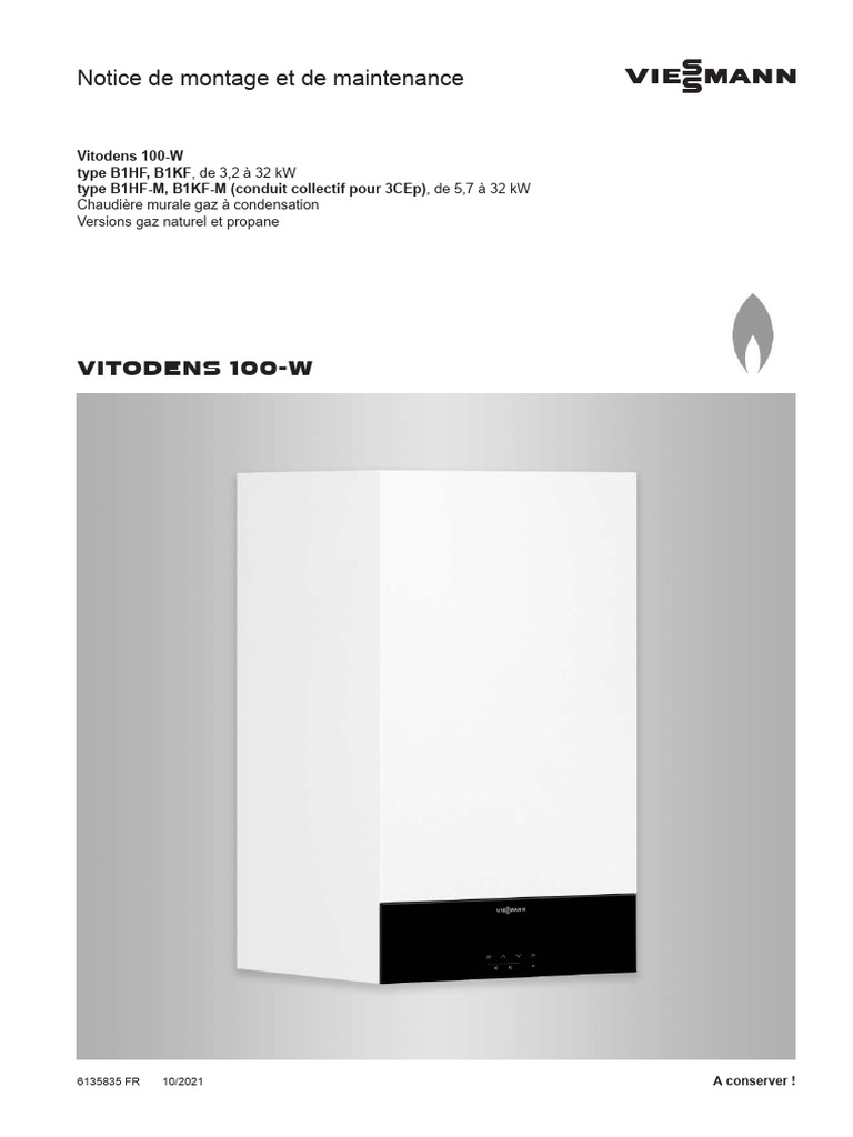 Notice Installation Viessmann Vitodens 100 W PDF — free download