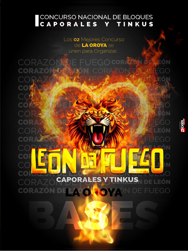 Bases Leon de Fuego 2024 La Oroya | PDF | Bailes | Estudios de idiomas ...