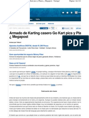 Armado de Karting, PDF, Eje