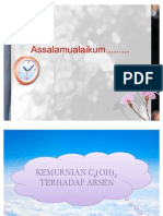 Kemurnian CA (Oh) 2 Terhadap Arsen PPT Yg Beneerrr