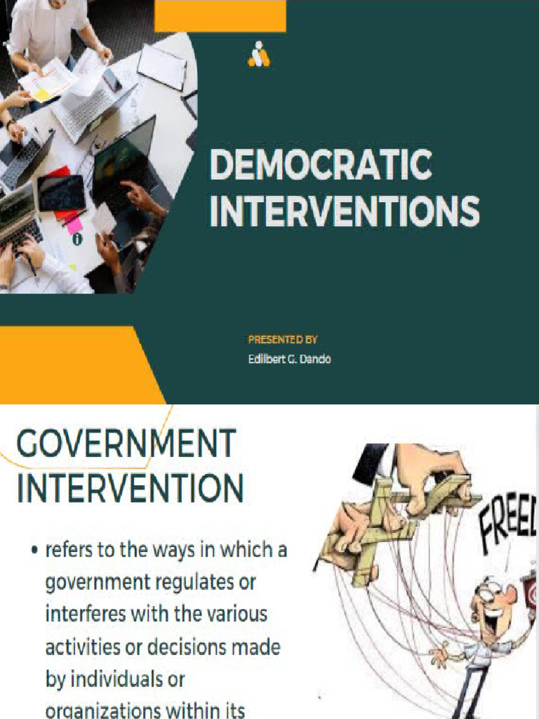 Trends Lesson 4 Democratic Interventions | PDF