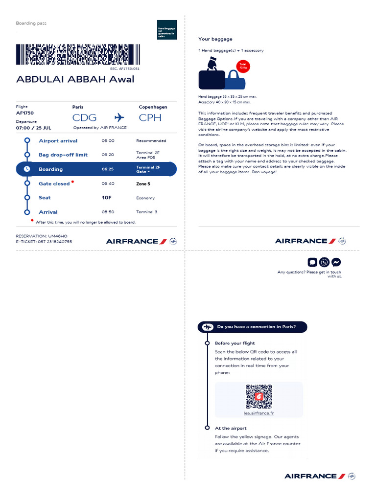 Boarding Documents | PDF