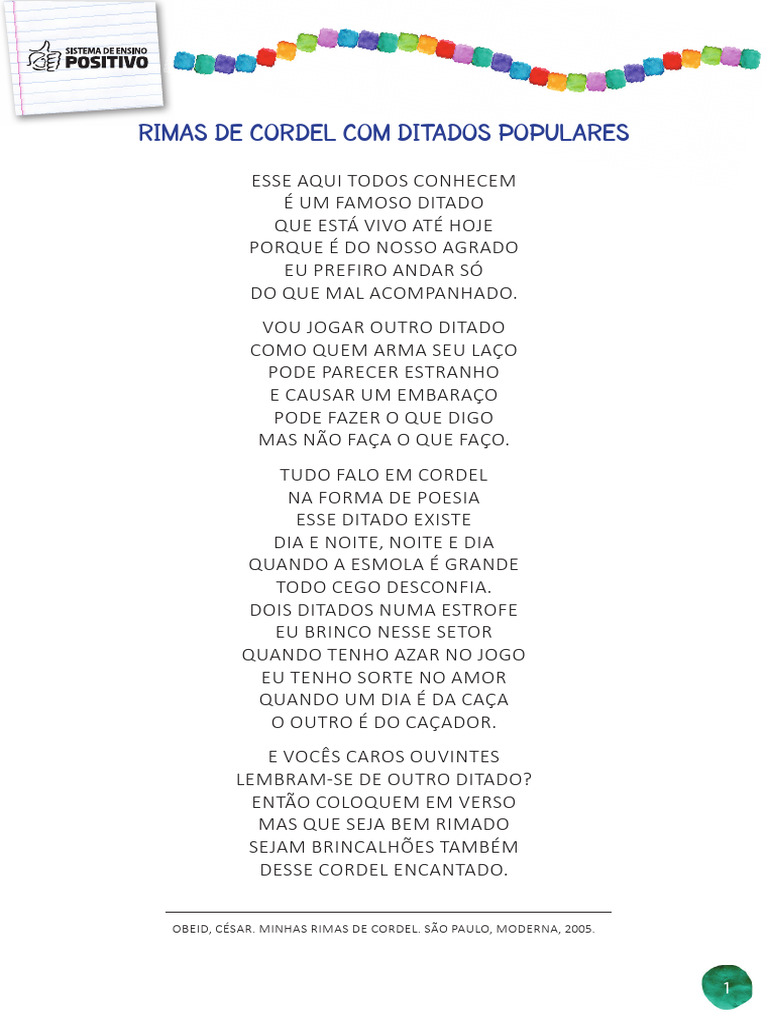 Rimas Cordel | PDF