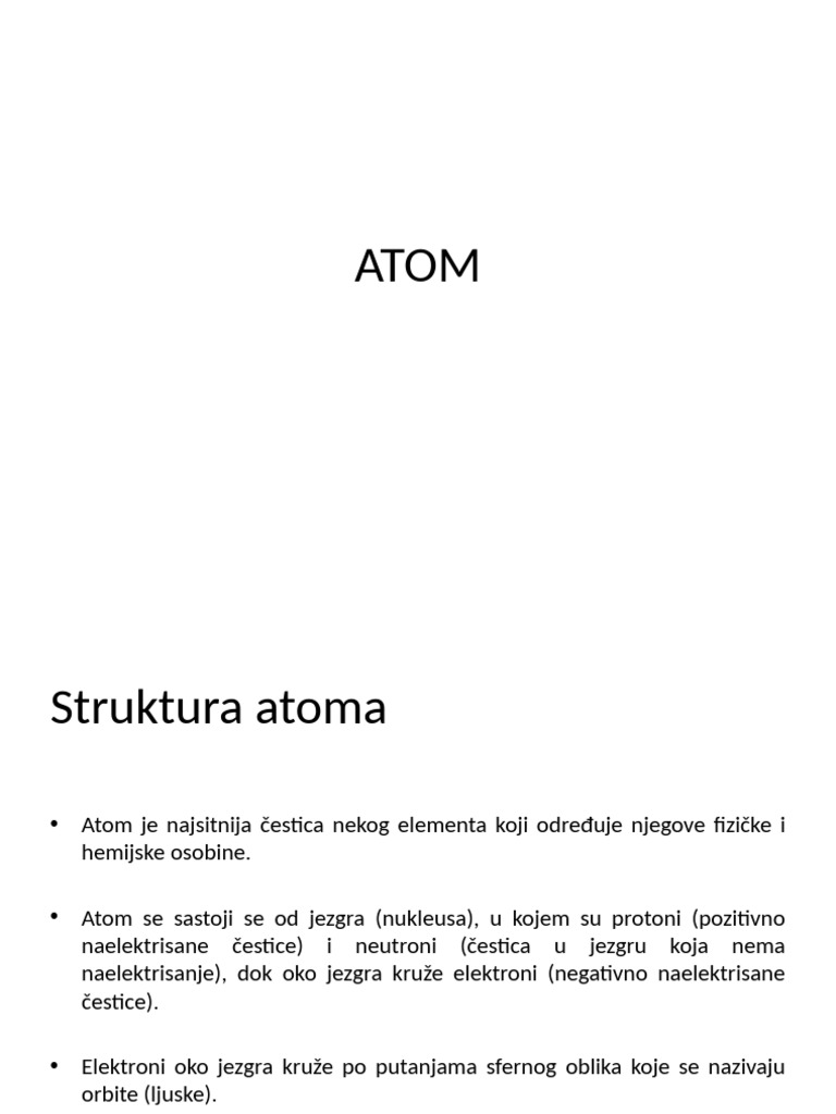 ATOM | PDF