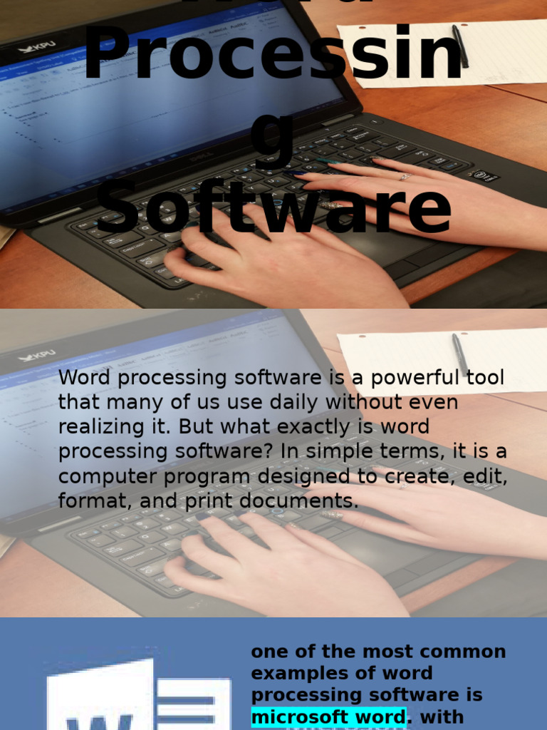 q1 - Ict 7 Day 1 Week 4 Word Processing Software | PDF