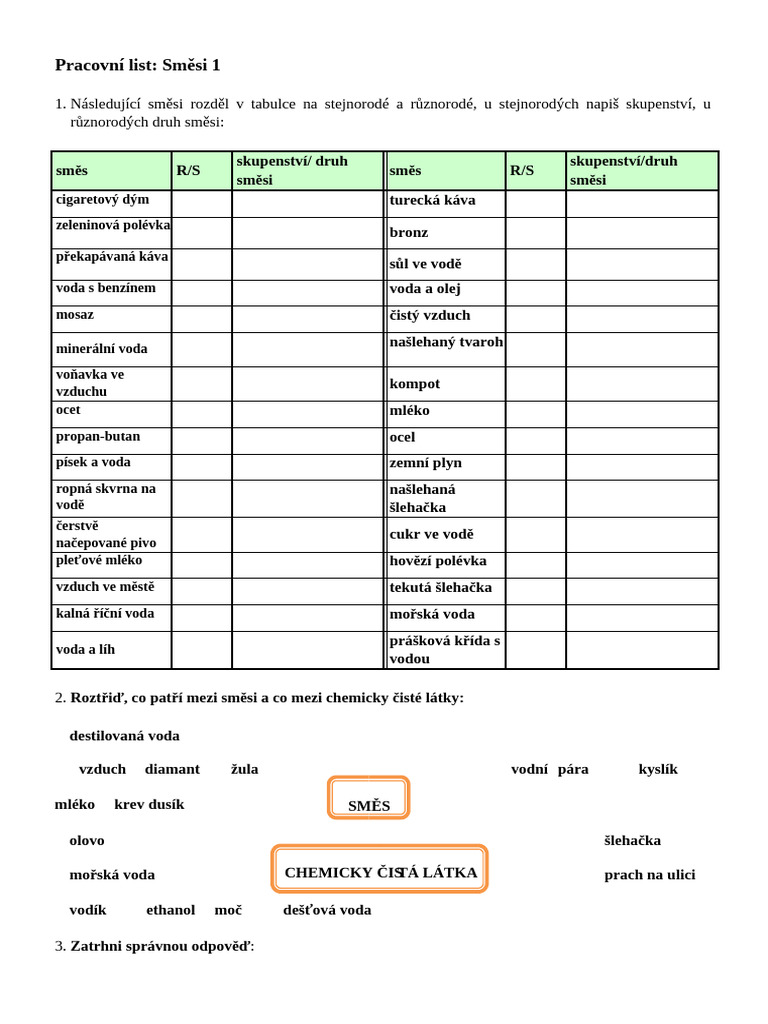 2444 Che Smesi Prac List | PDF