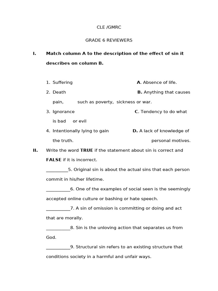 Cle Reviewer 6 | PDF