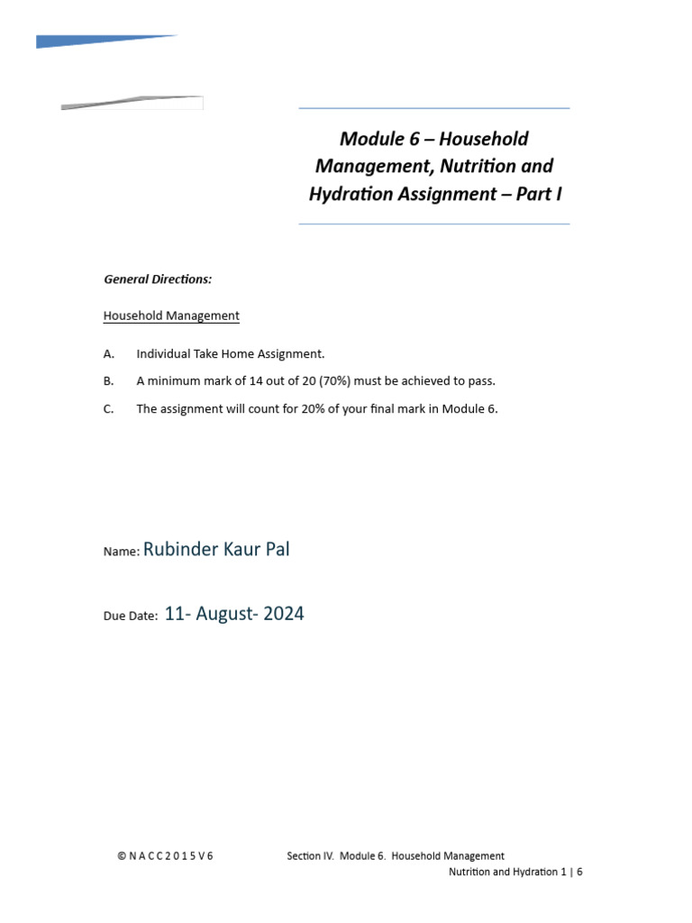Module 6 Assignment Part - 1 PSW | PDF