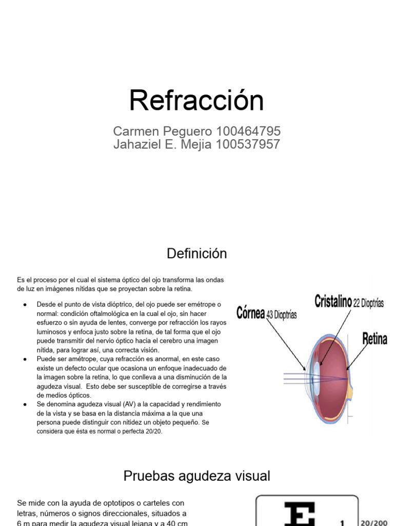 Refracción | PDF