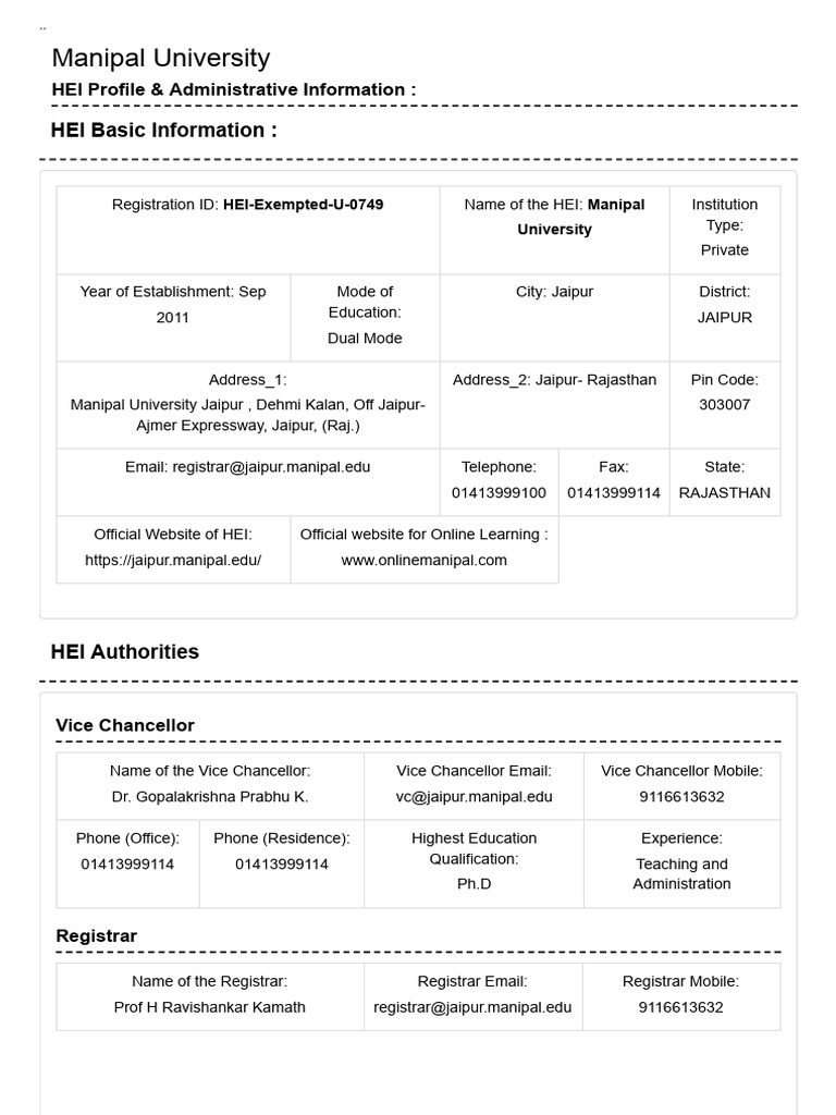 HEI Exempted Application 30-7-2024 | PDF | Bachelor's Degree | Career ...