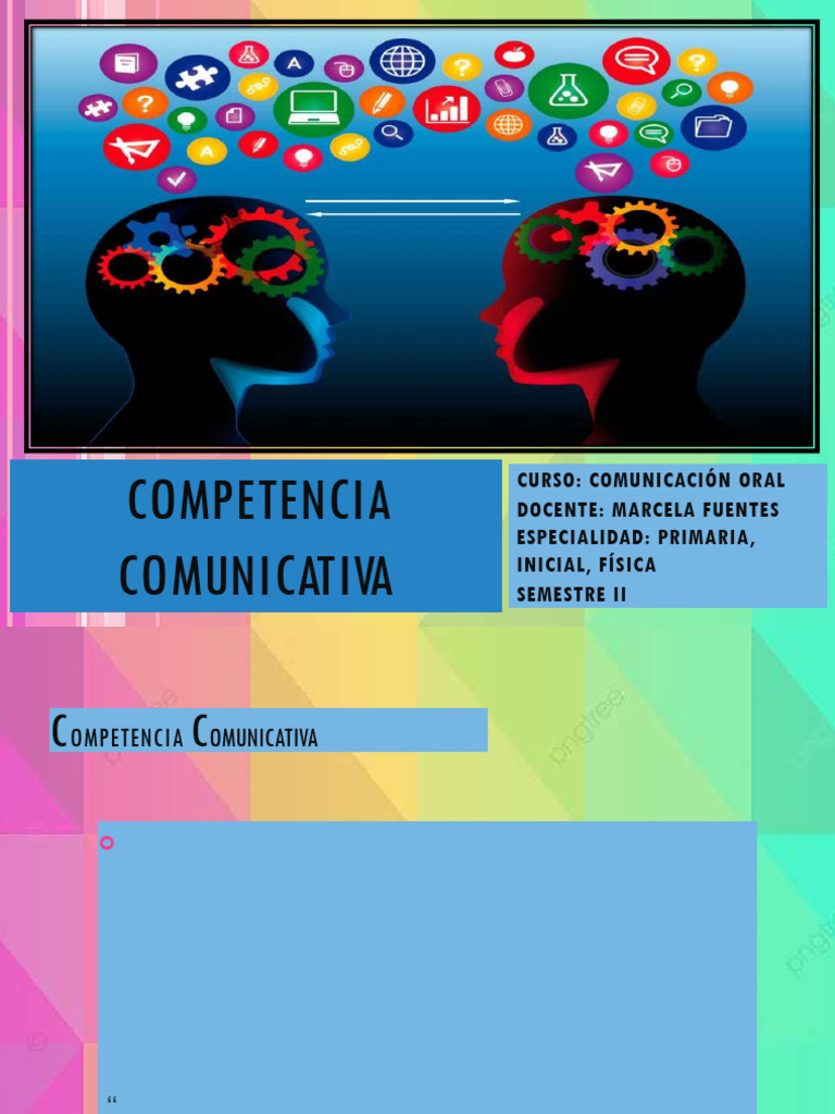 Competencias Comunicativas | PDF