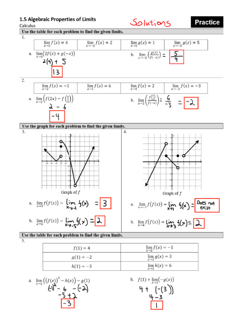 Calc - 1.5 - Packet Key | PDF