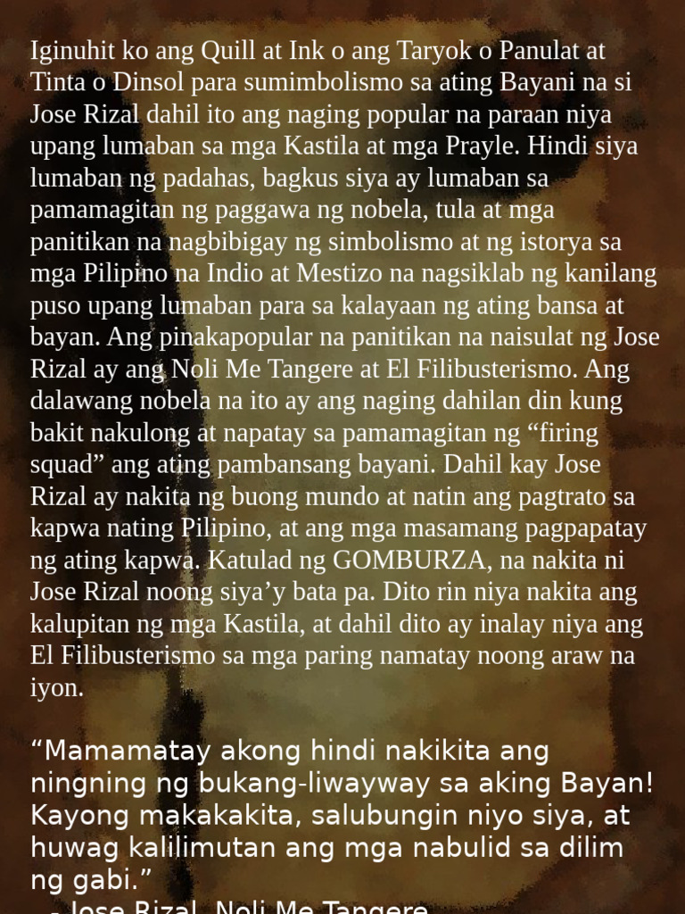 Rizal's Legacy: A Call for Freedom | PDF