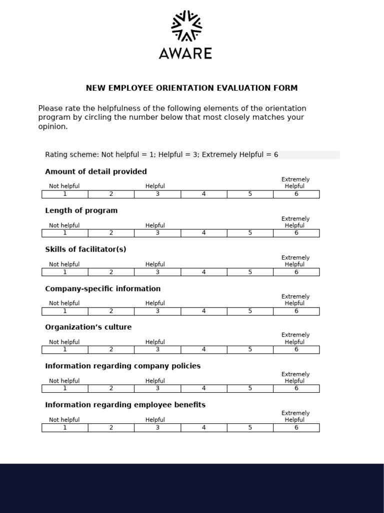 Evaluation Form 2024 Pdf