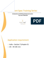 Patent Specification Drafting Series