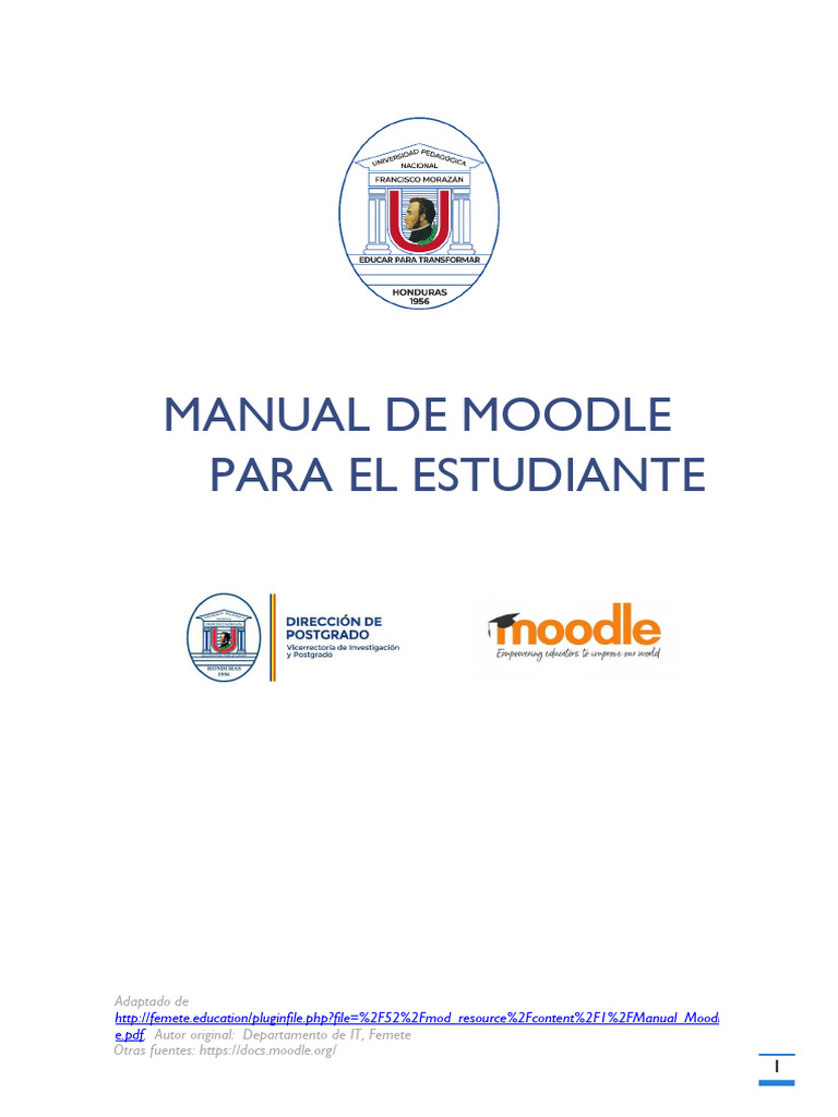 Manual Moodle DPG 2021 | PDF