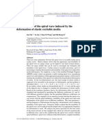 Jun Ma Et Al - The Instability of The Spiral Wave Induced by The Deformation of Elastic Excitable Media