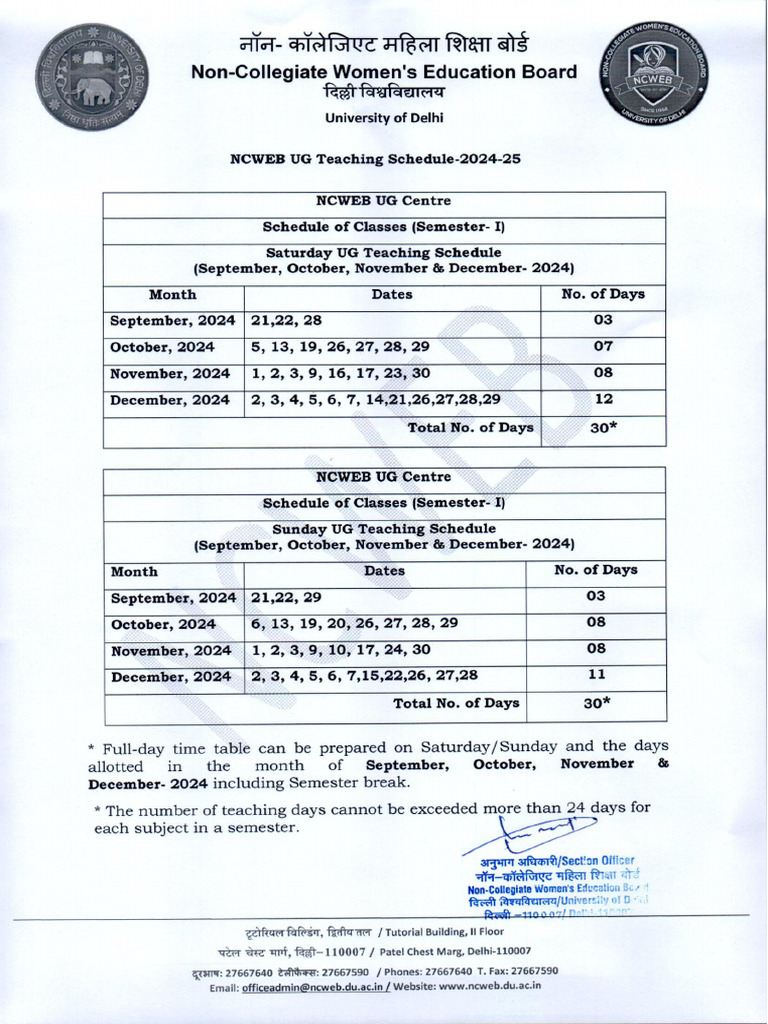 1st Sem Classes Schedule 0001 | PDF