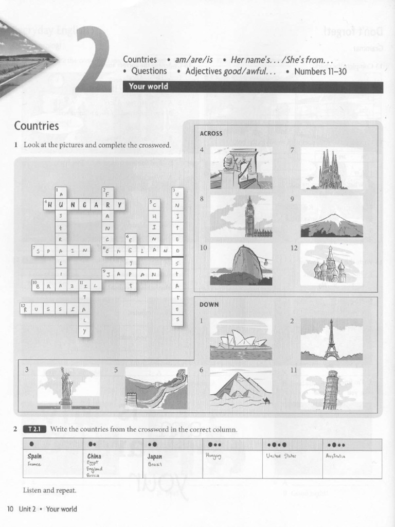 Workbook Pages 10 & 11 | PDF