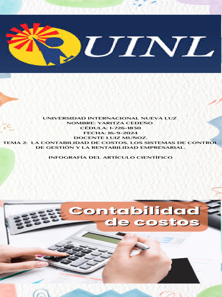 Contabilidad de Costos y Rentabilidad Empresarial | PDF | Contabilidad ...