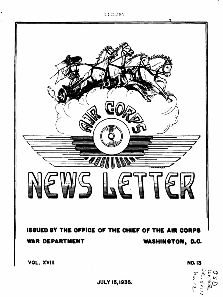 Air Force News Jul-Dec 1935 PDF United States Army Air Corps United States Air Force