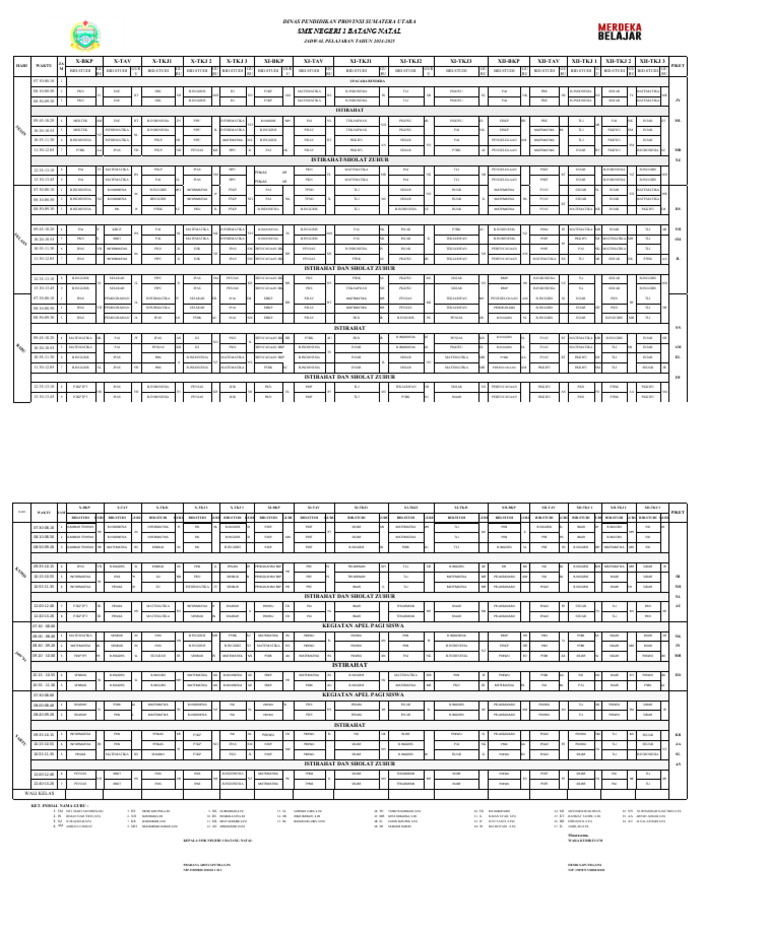 Blok Roster Terbaru 2025 Pdf