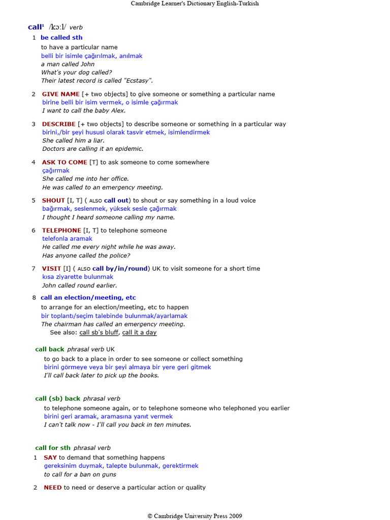 Call | PDF