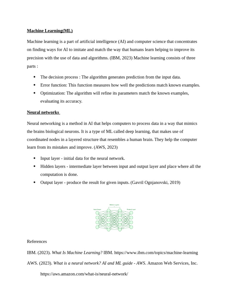Machine Learning and Neural Networks | PDF
