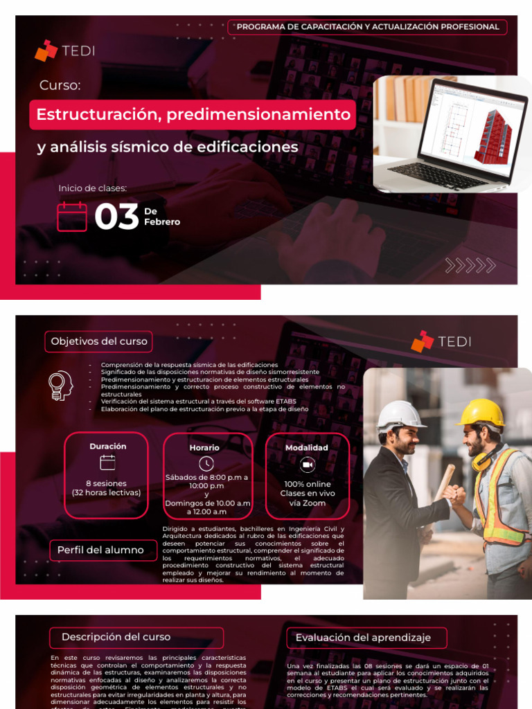 Tedy Estructuracion Predimensionamiento Y Análisis Sismico De