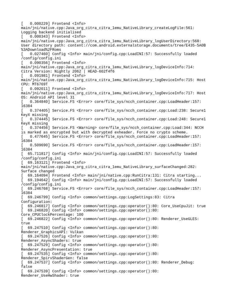 Citra Log | PDF