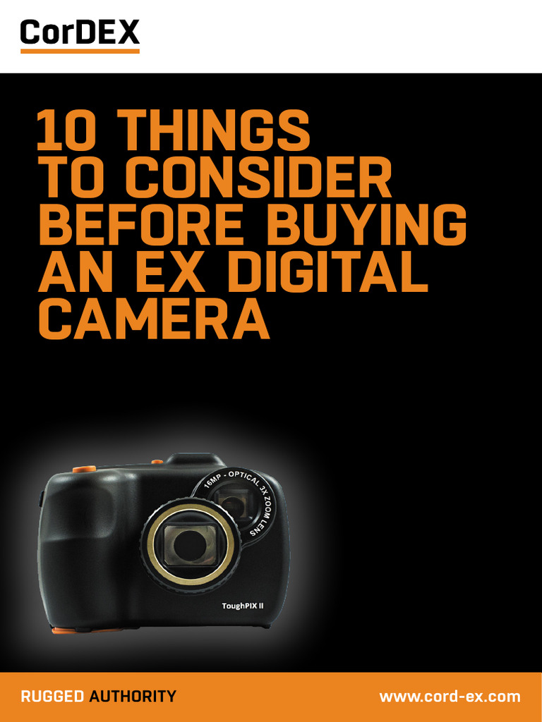10 Things To Consider Before Buying An Ex Digital Camera | PDF