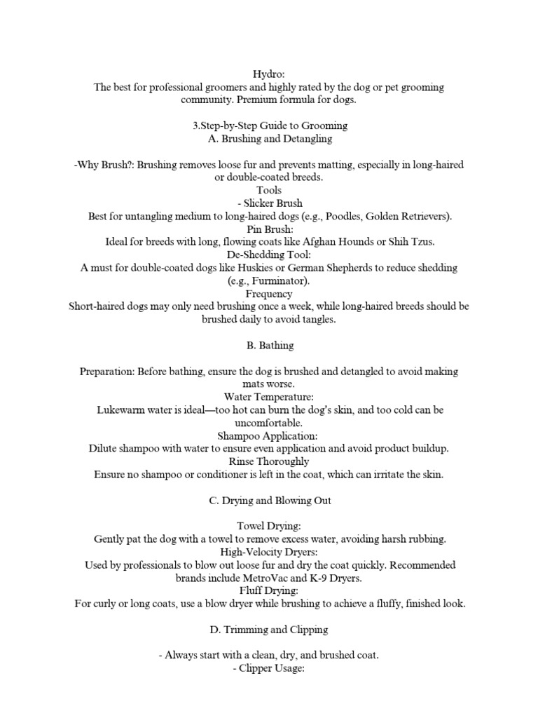 Ultimate Dog Grooming Guide for Pros | PDF | Breeds | Dogs