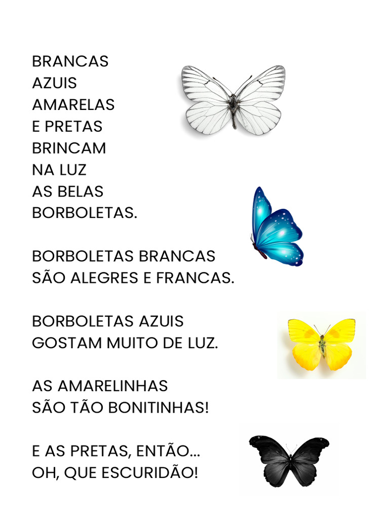 Brancas Azuis Amarelas E Pretas Brincam Na Luz As Belas Borboletas ...