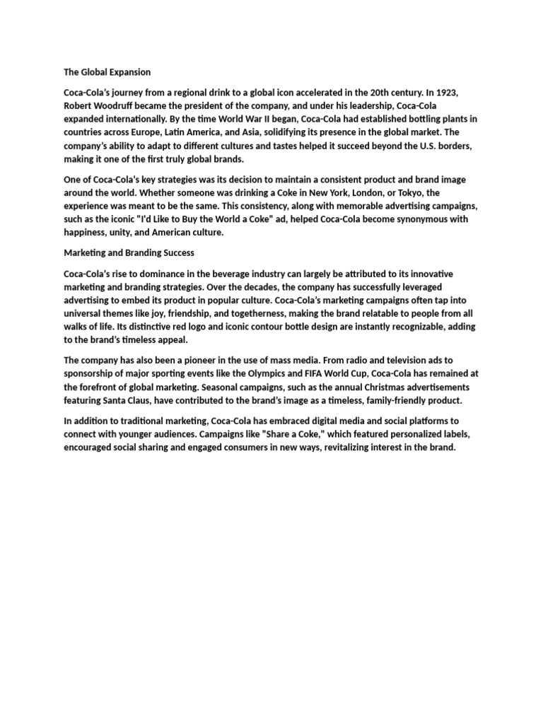 The Global Expansion | PDF