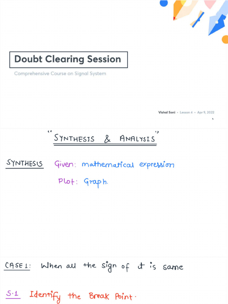 4.doubt Clearing Session | PDF