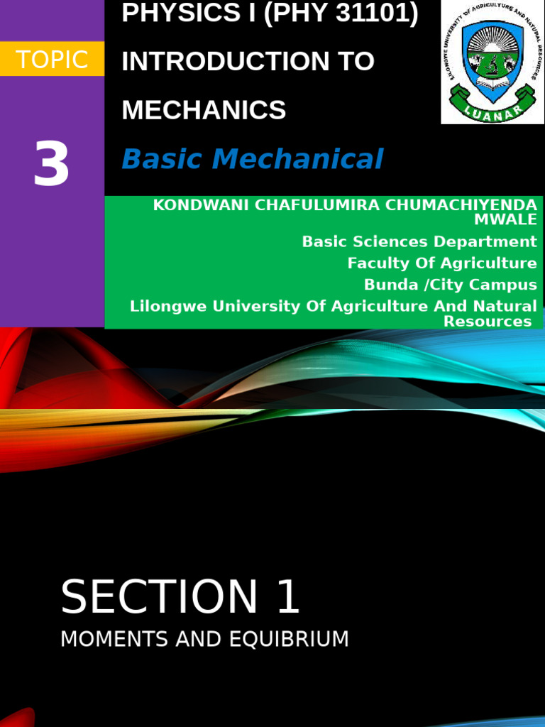 BasicMechPrinciples 2021 Edited-1 | PDF