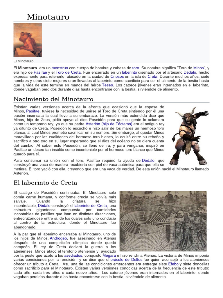 Minotauro | PDF