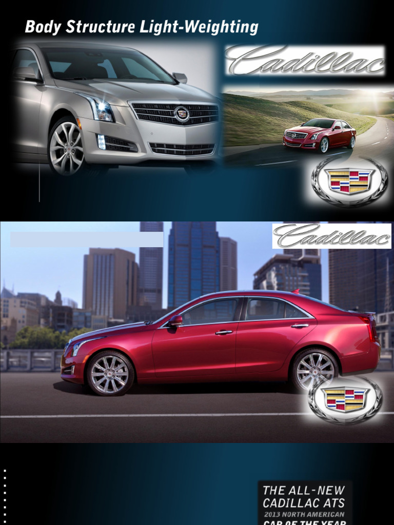 Cadillac ATS Body Structure Optimization | PDF | Car | Strength Of ...