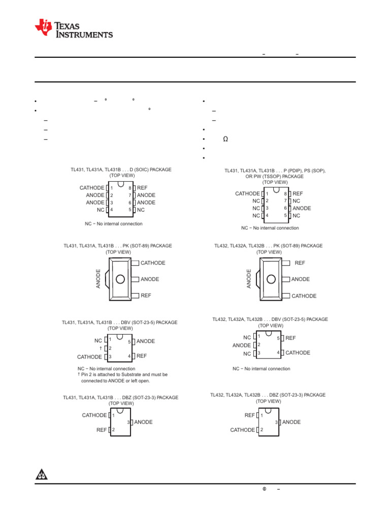 Tl431 reference pdf