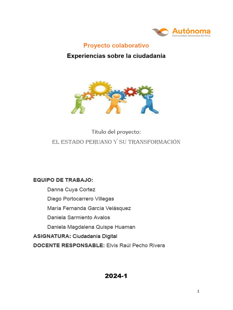El Estado Peruano y Su Trasformación Digital | PDF