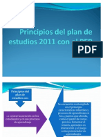 Relación Entre Los Principios Del Plan de Estudios 2011